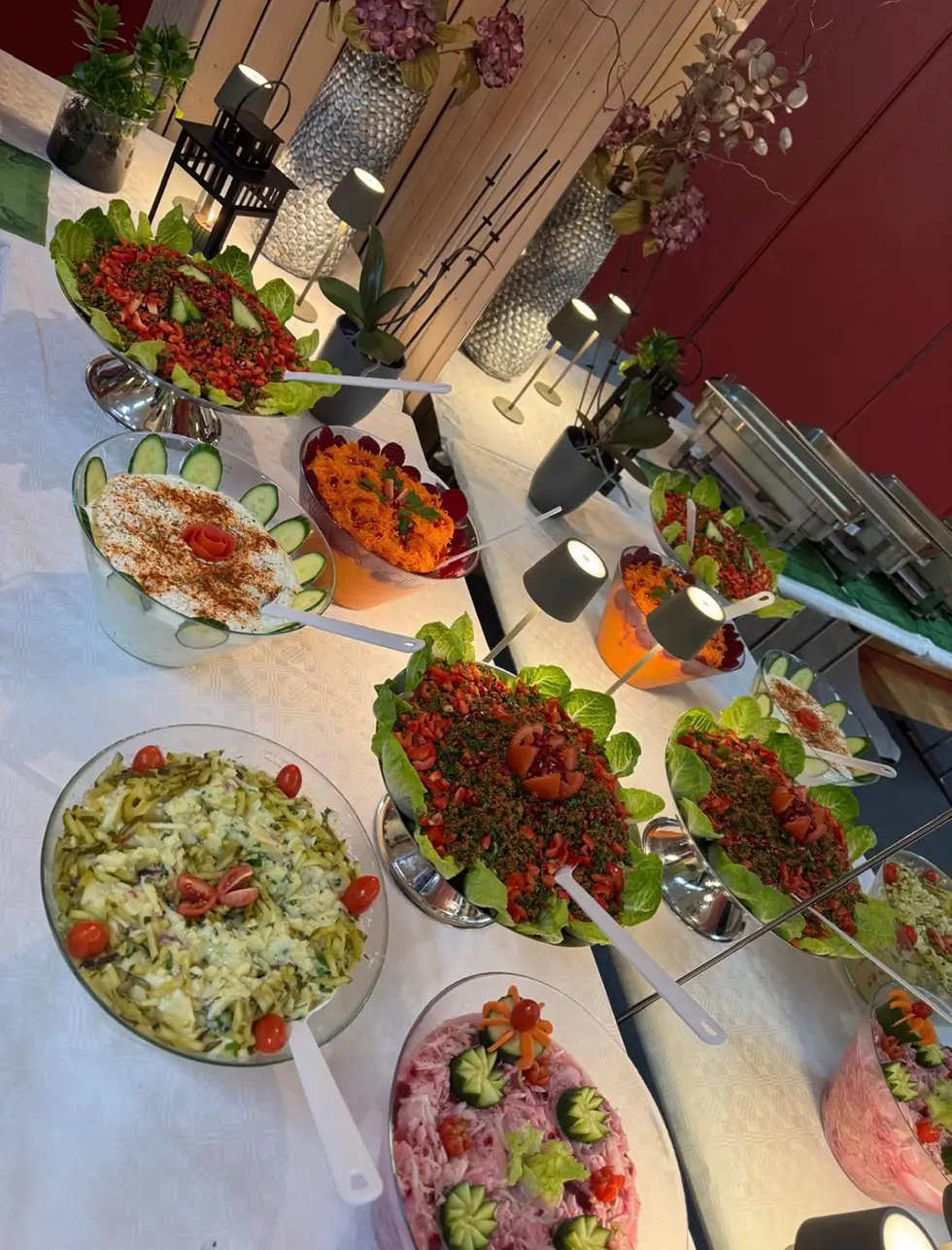 Buffet verschiedener Salate