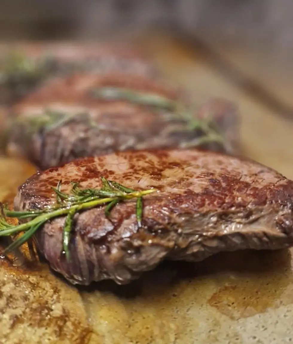 Rinder Steak mit Rosmarin